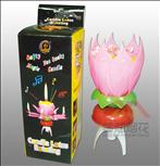MUSIC BIRTHDAY CANDLE W/ROTATE