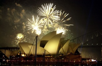 fireworks display