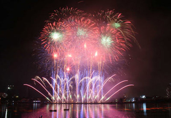 fireworks display