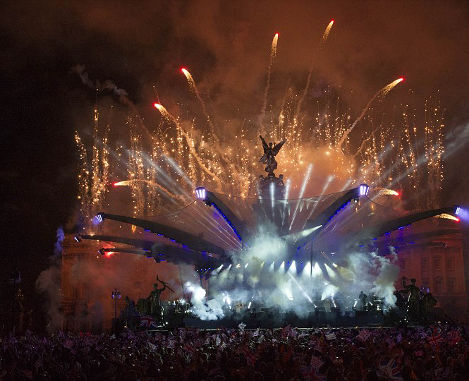fireworks display